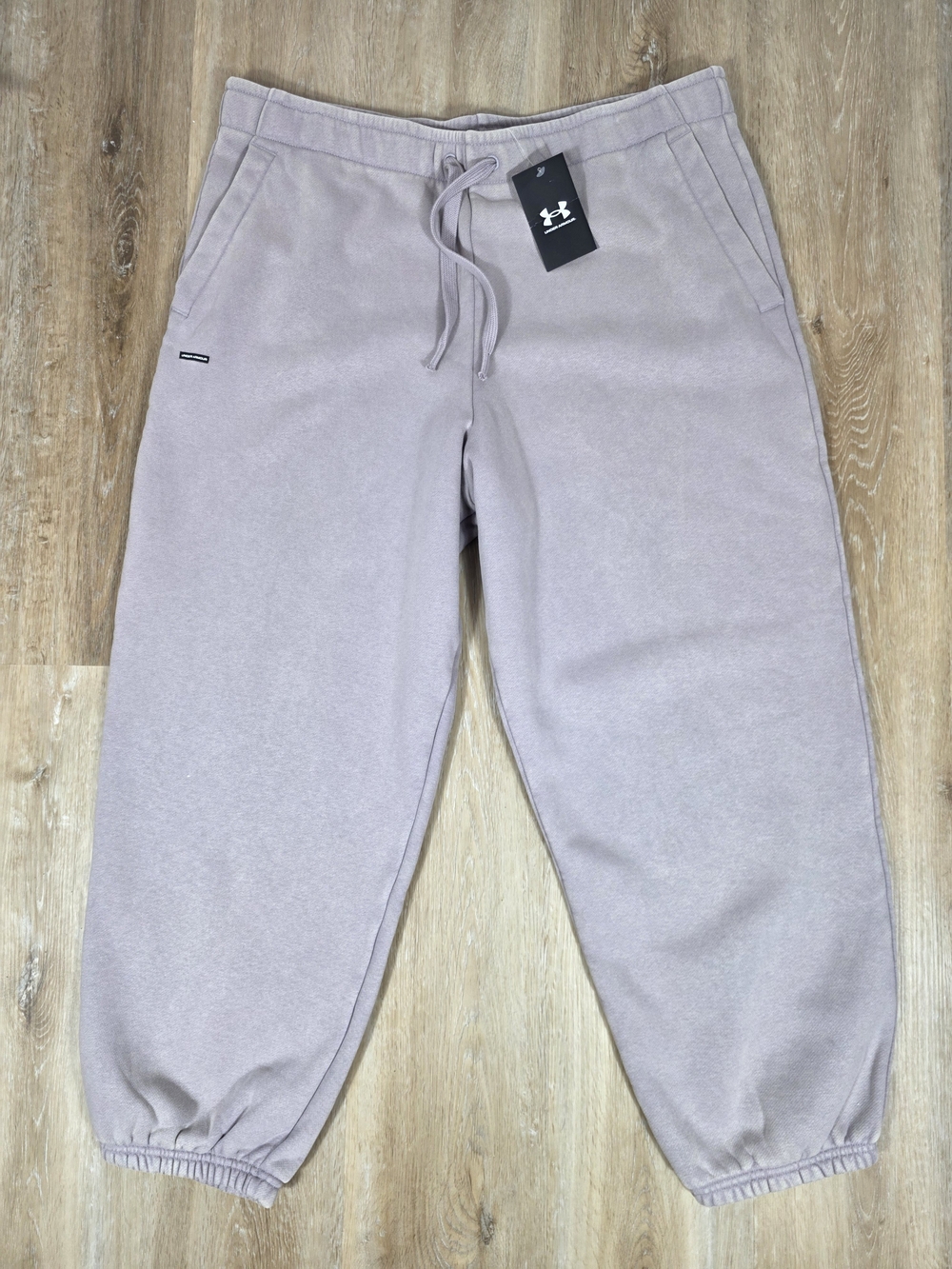 🆕️Under Armour Women's Mauve Fleece Oversized Jogger Bottoms XL